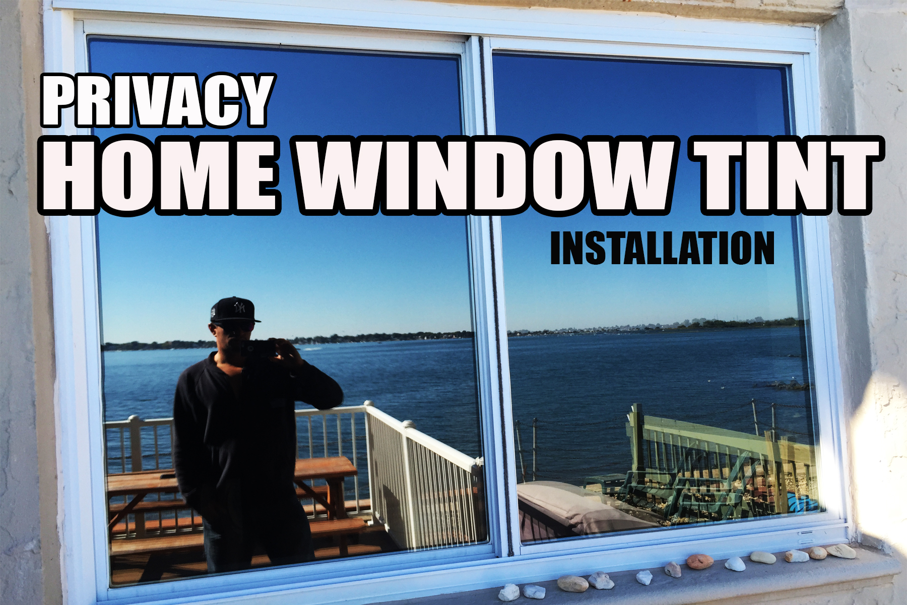 OUTSIDE VIEW OF PRIVACY WINDOW TINT